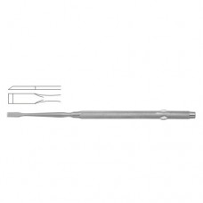 Freer Septum Chisel Curved Stainless Steel, 16 cm - 6 1/4" Blade Width 4.0 mm